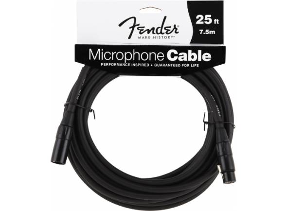 Fender Cabo Microfone XLR 7.5m Fender Cabo Microfone XLR 7.5m
